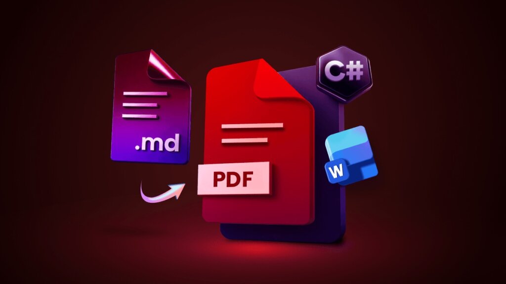 Convert Markdown to PDF in C# Using .NET Word Library