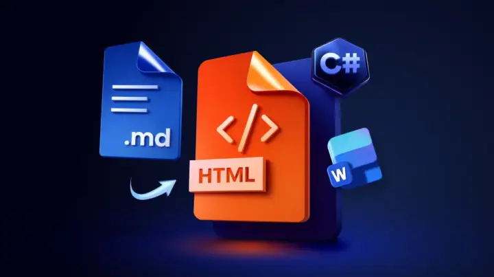 How to Convert Markdown to HTML in C# Using a .NET Word Library ...