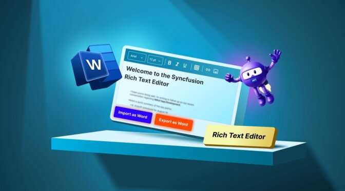 Import and Export Word Documents in .NET MAUI Rich Text Editor with DocIO