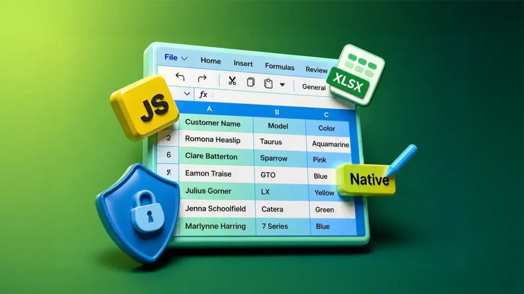 Why Native JavaScript Spreadsheet Editors Are a Safer Fit for Enterprise Applications