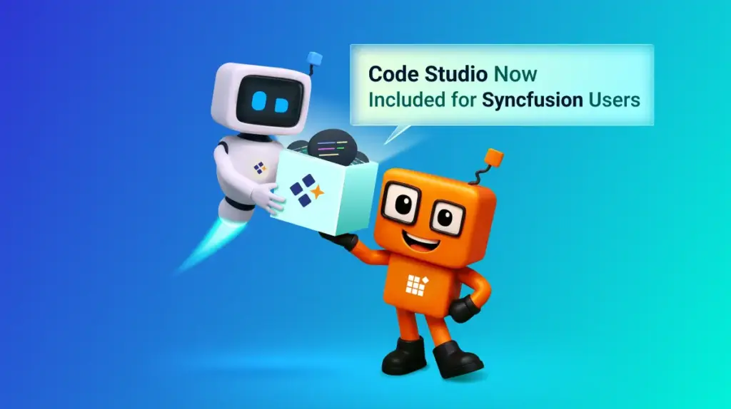 Your Syncfusion License Just Got More Powerful: Code Studio Is Now Included
