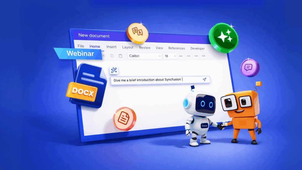 Accelerate Document Writing, Editing, and Review with AI-Powered React DOCX Editor [Webinar Show Notes]