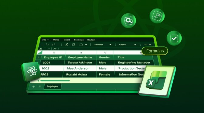 Advanced Excel‑Style Data Analysis with React Spreadsheet Formulas