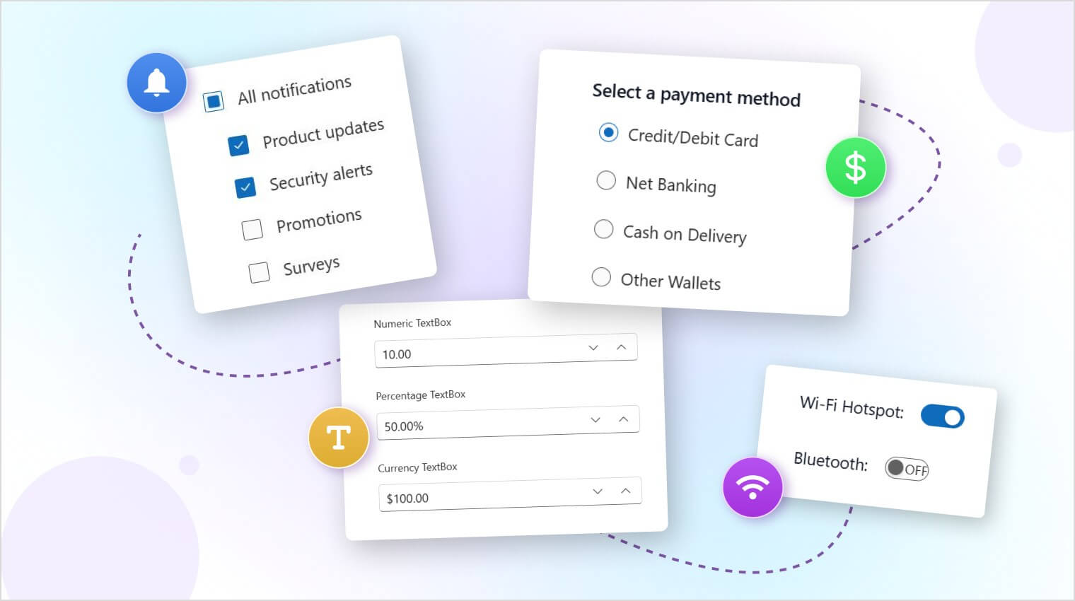 Blazor Input and Toggle components