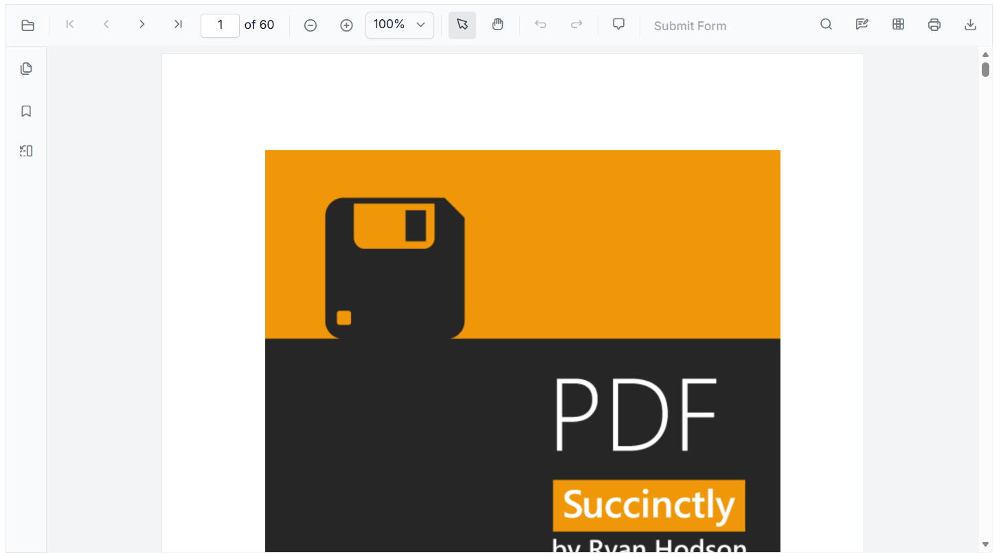 Syncfusion Angular PDF Viewer