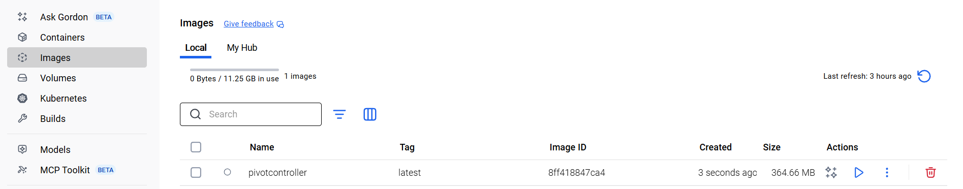 Verifying Docker Image in Docker Desktop