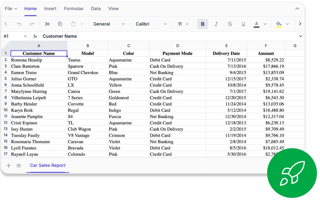 Handling Large Datasets in JavaScript Spreadsheet Editor