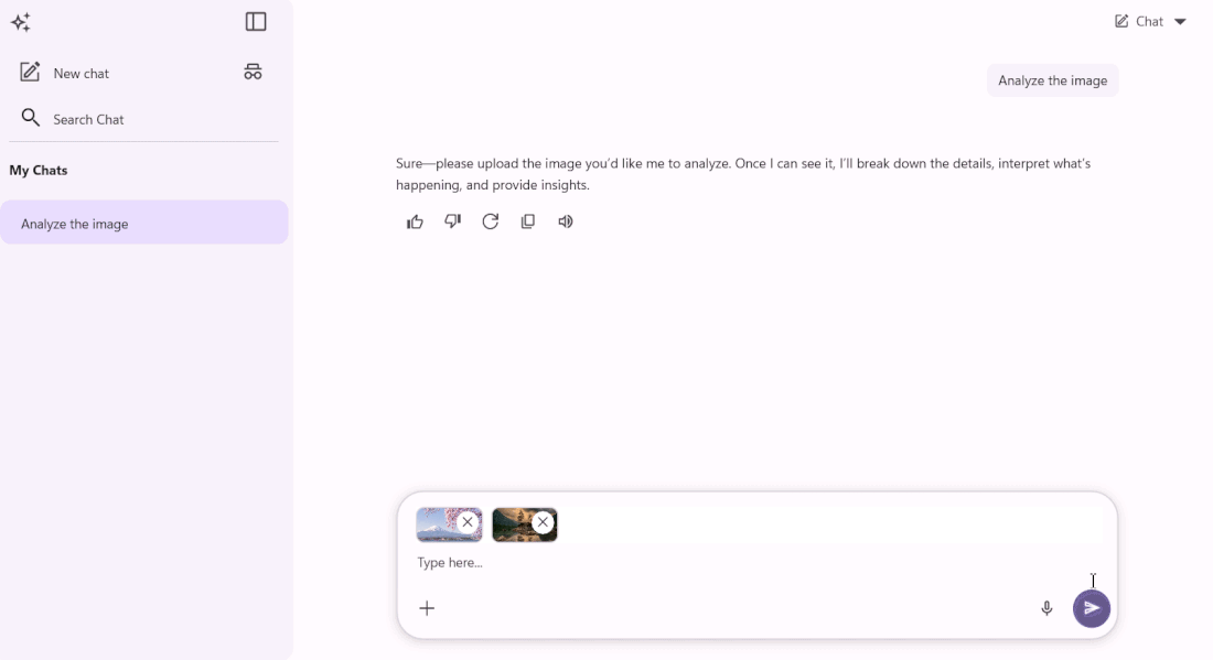 Image Preview support in AI AssistView