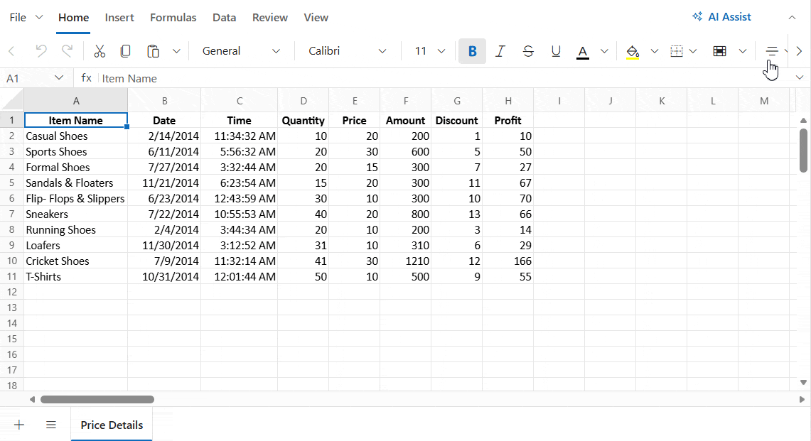 Web Spreadsheet Editor SDK with AI Assist support