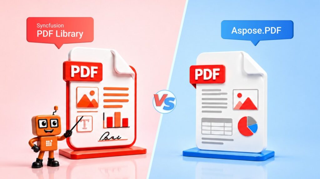Syncfusion PDF Library vs Aspose.PDF: Comparing Features, Performance, and Accessibility