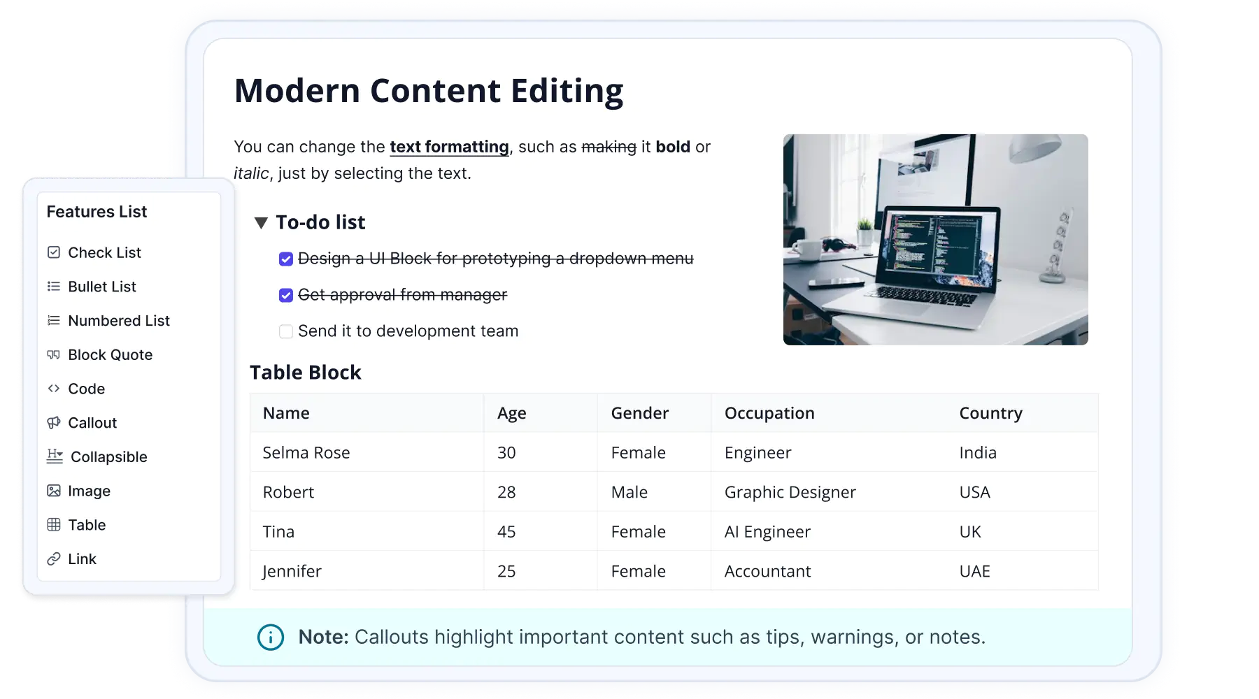 Headless Editor