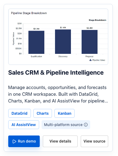 Sales CRM & Pipeline Intelligence app