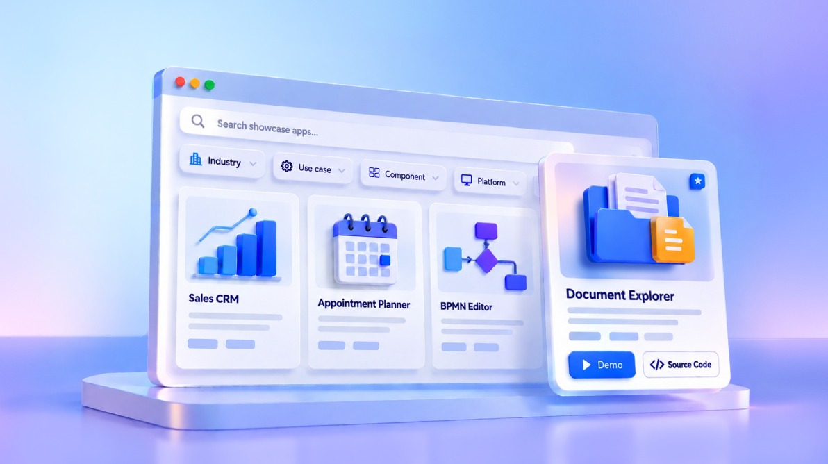 Syncfusion Showcase Apps Browser