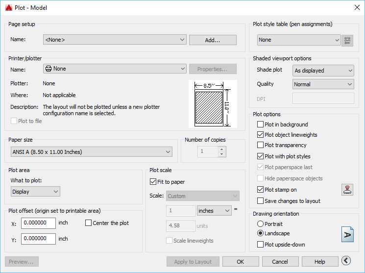 autocad plot style table for free