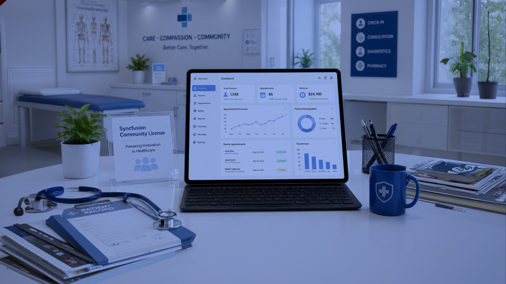 Syncfusion Community License for Healthcare Clinic