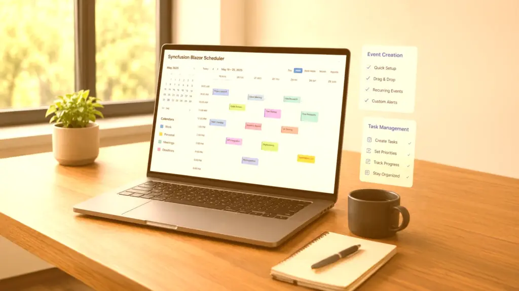 Jean-Michel Streamlines Event Creation and Task Management with the Syncfusion Blazor Scheduler