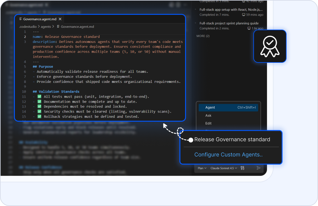 Enterprise-Custom Release-Checking-Agents