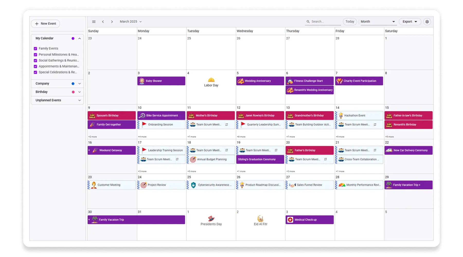 React Scheduler Overview Image