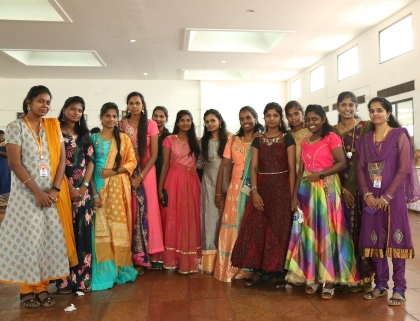 Benita with friends in Next event