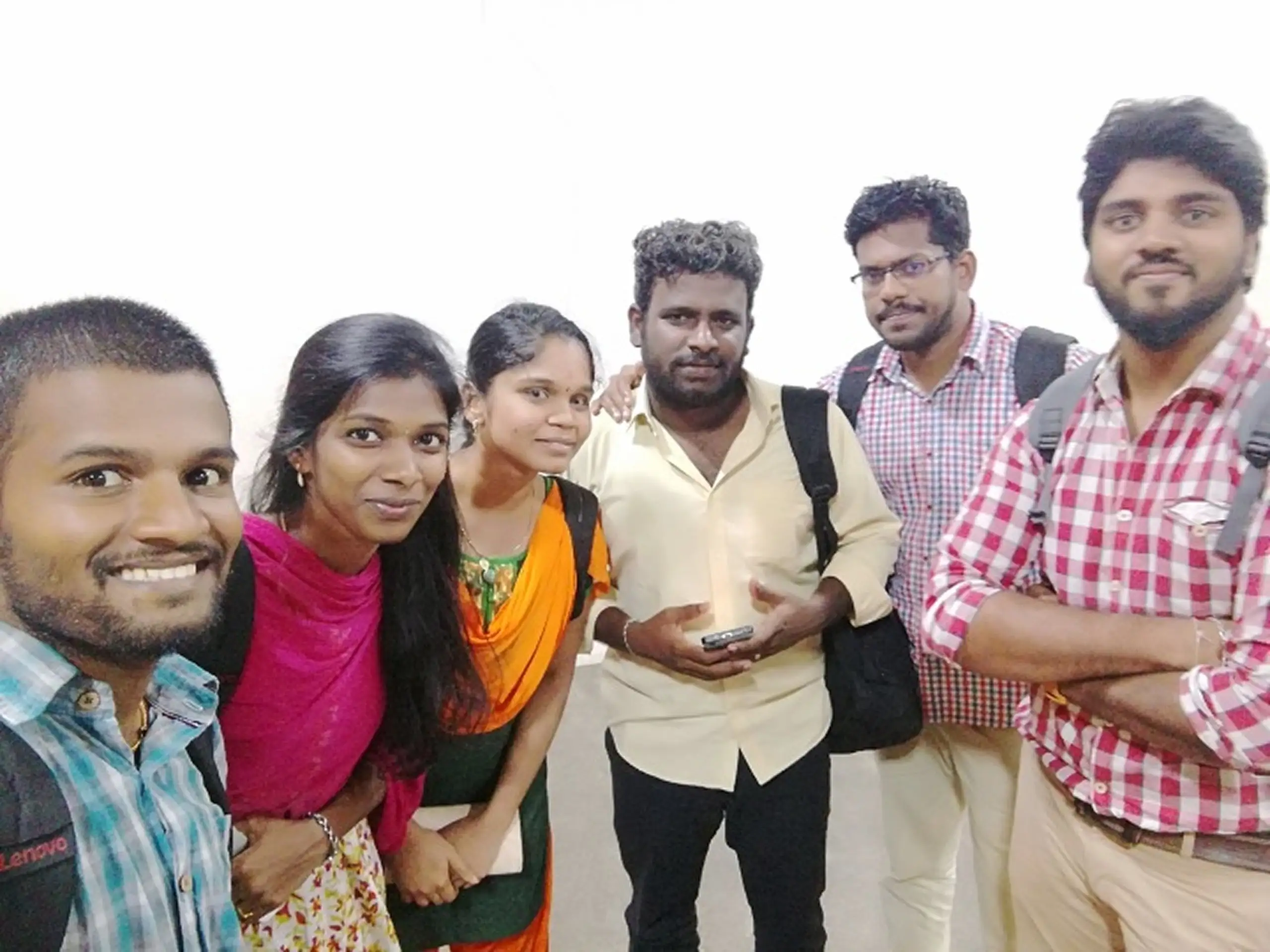 Gangadhar anandavel with colleagues