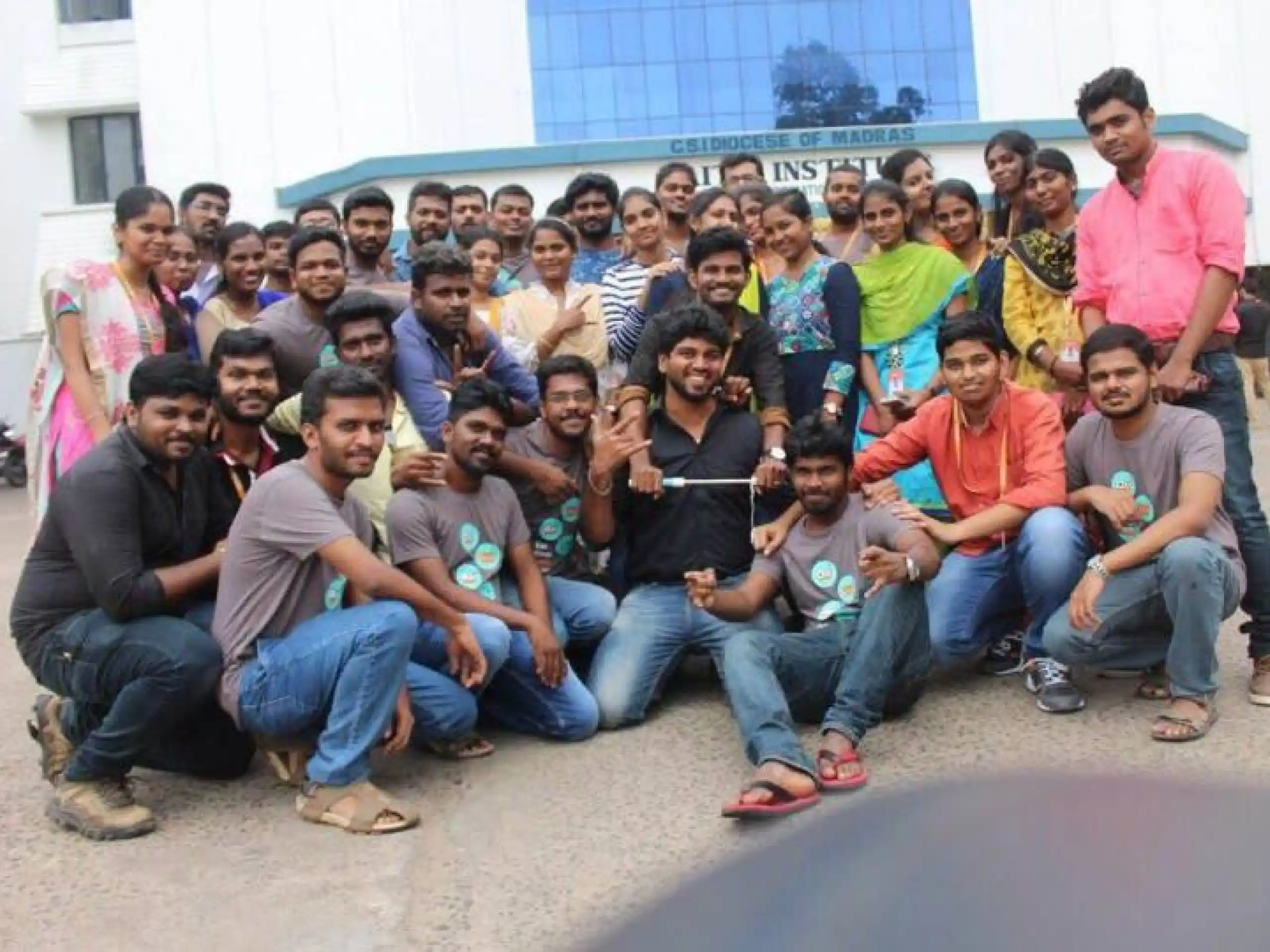 Gangadhar anandavel with team members