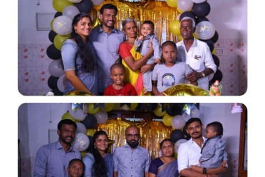 Kailash ponnusamy with family