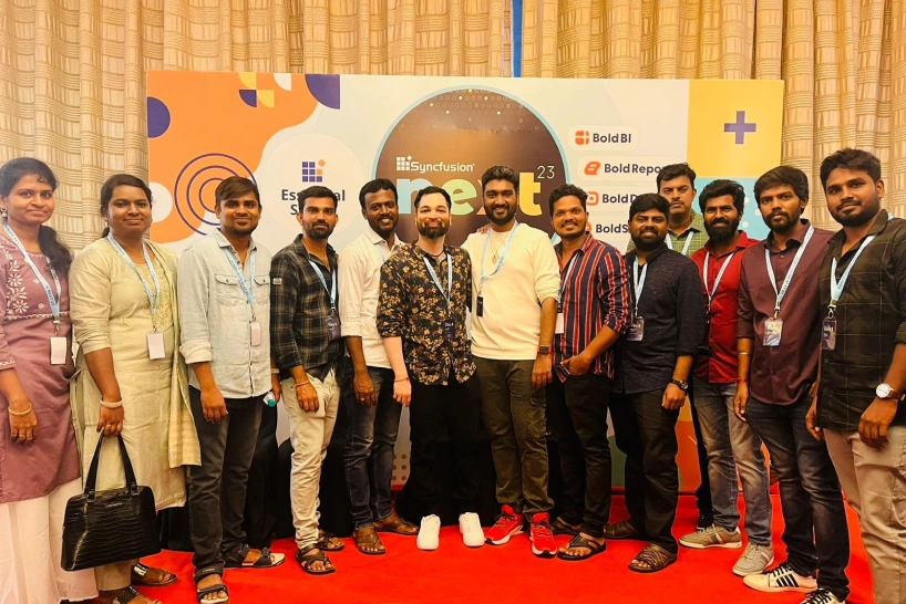 kailash ponnusamy with team