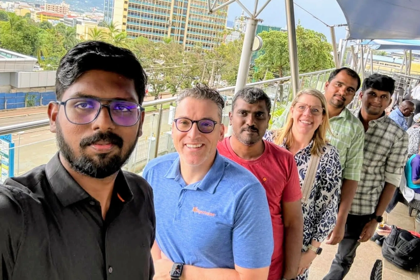 Vinoth srinivasan with team in kenya v2
