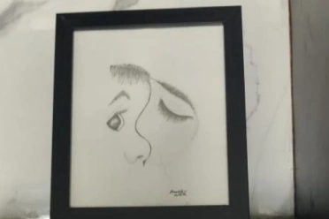 Anand Panchamoorthi Mother and Child Drawing