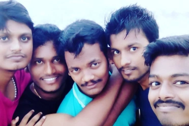 Anand Panchamoorthi with Friends at Syncfusion