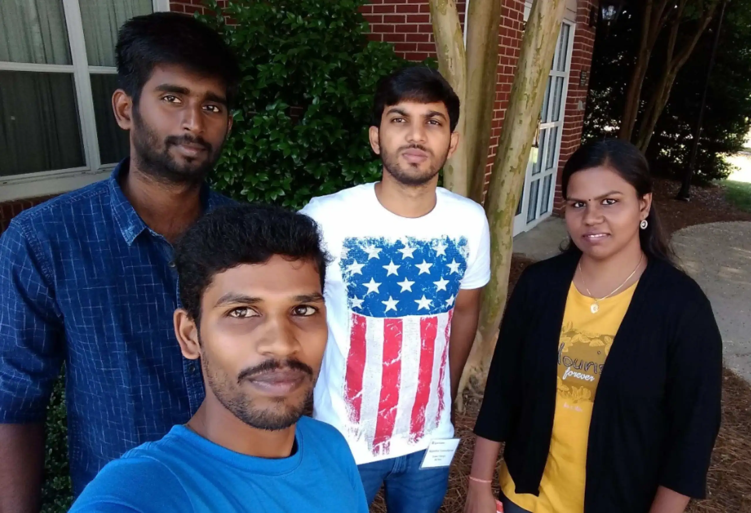 Anandakumar with uma and team