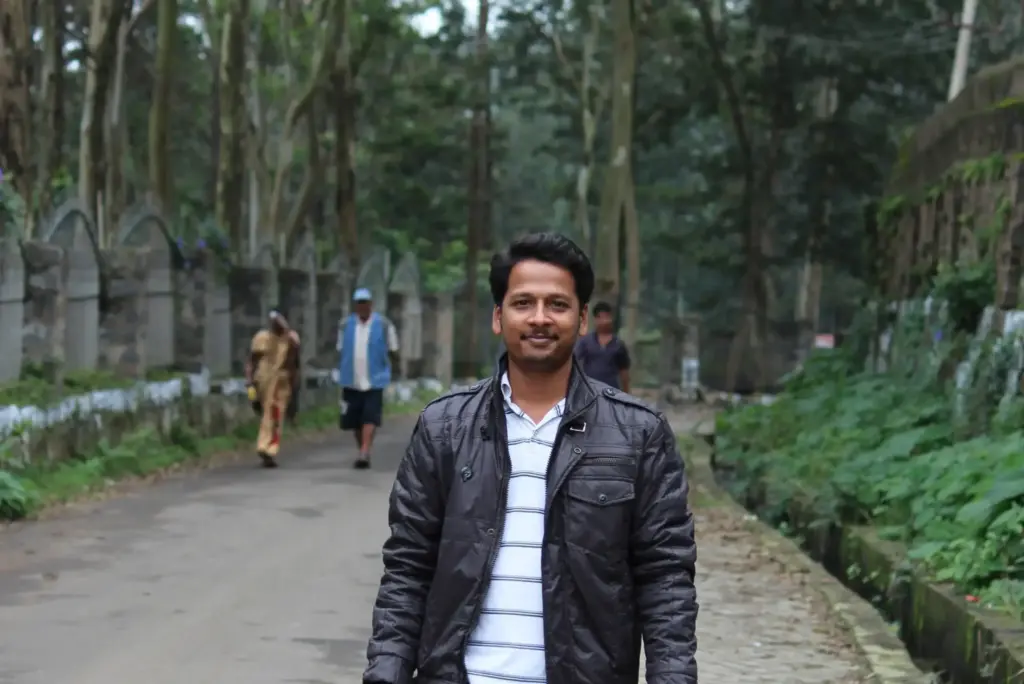 Arulraj Aboorvasamy on a Forest Pathway