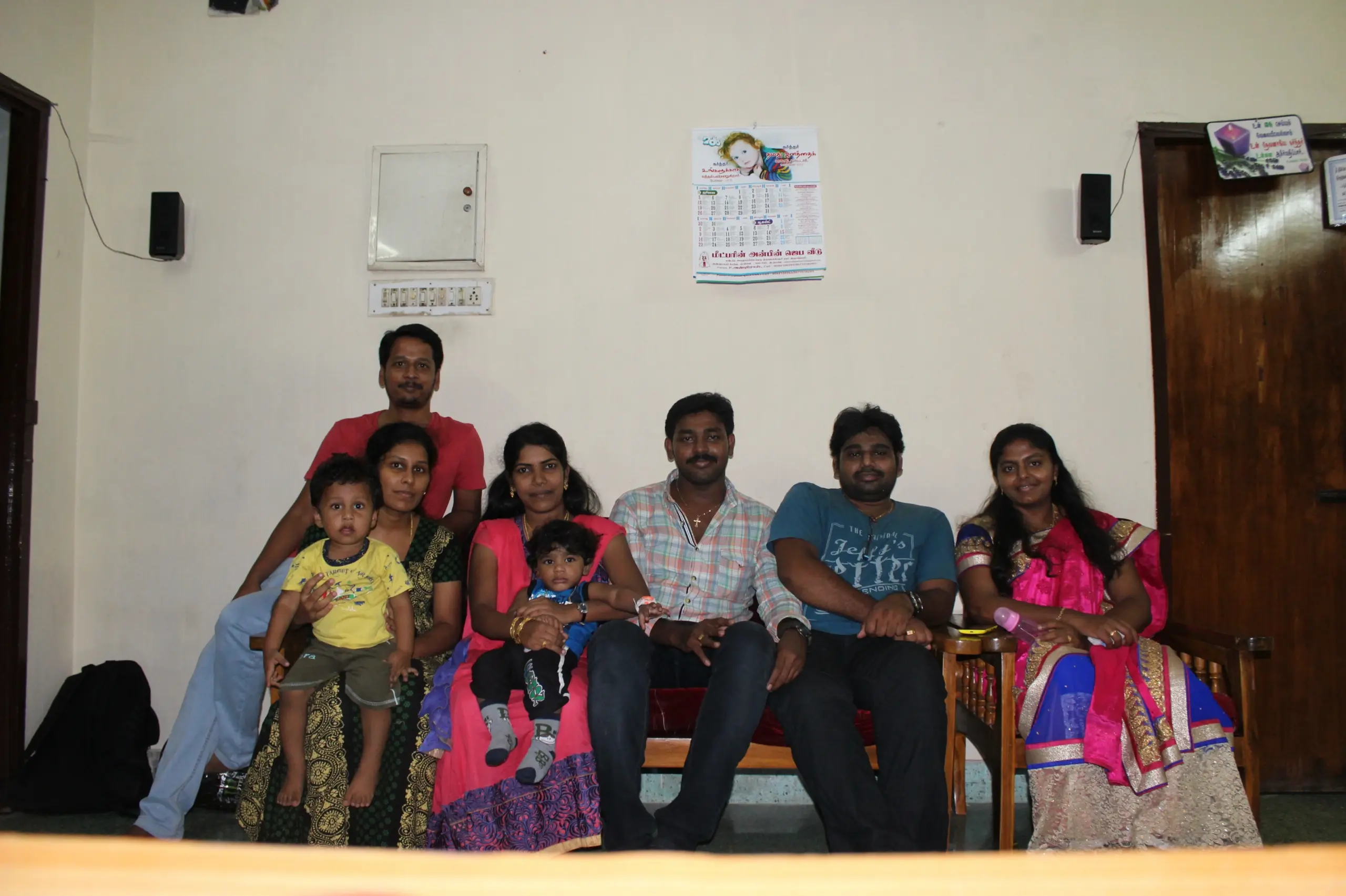 Arulraj Aboorvasamy with Family Friends