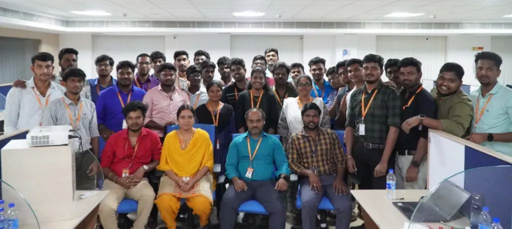 Balaji renganathan with team in meet up
