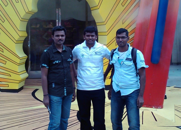 Balaji with vijay and sivakumar