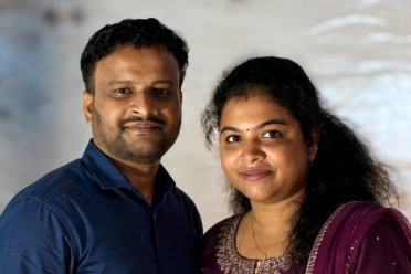 Baskaran Kumaravel with life partner