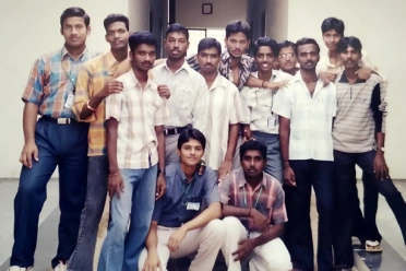 Baskaran Sethurajan with college friends