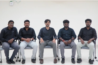 Baskaran Sethurajan with team members