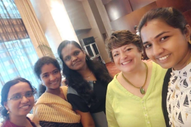 Buvana Sathasivam with Next event colleagues