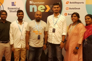 Chozarajan Pandiyarajan with Next event team members