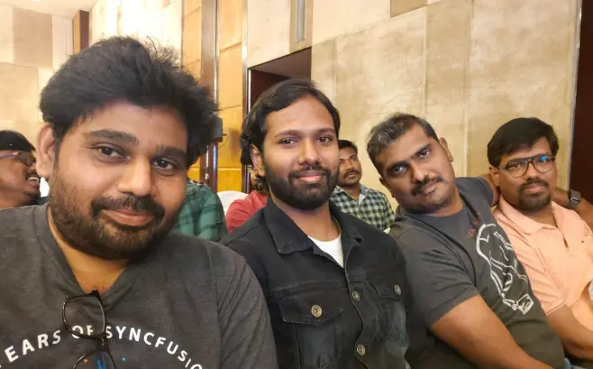 Christopher Issac Sunder Kanagaraj Friends Selfie