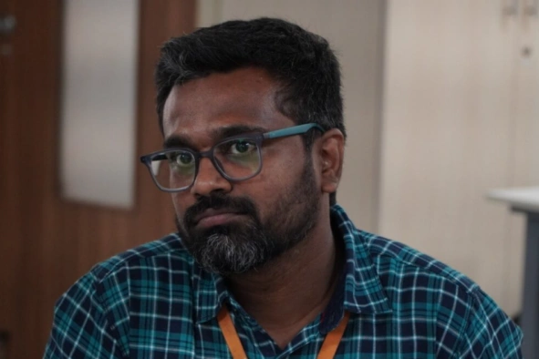 Dharanidharan Dharmasivam at workspace
