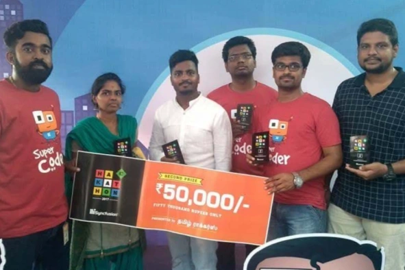 Dharanidharan Dharmasivam hackathon achievement