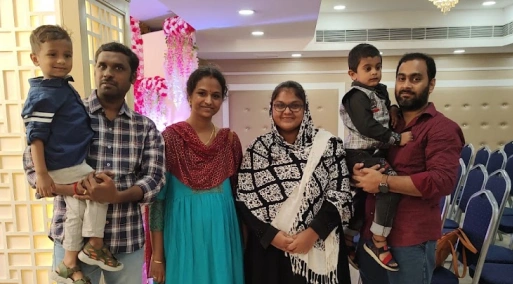 Farjana and Jayaleshwari family
