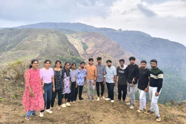 Ganeshwari ganesan with friends in trip