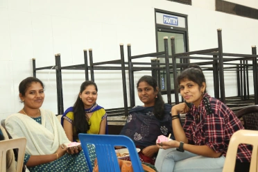 Ganeshwari ganesan with office friends