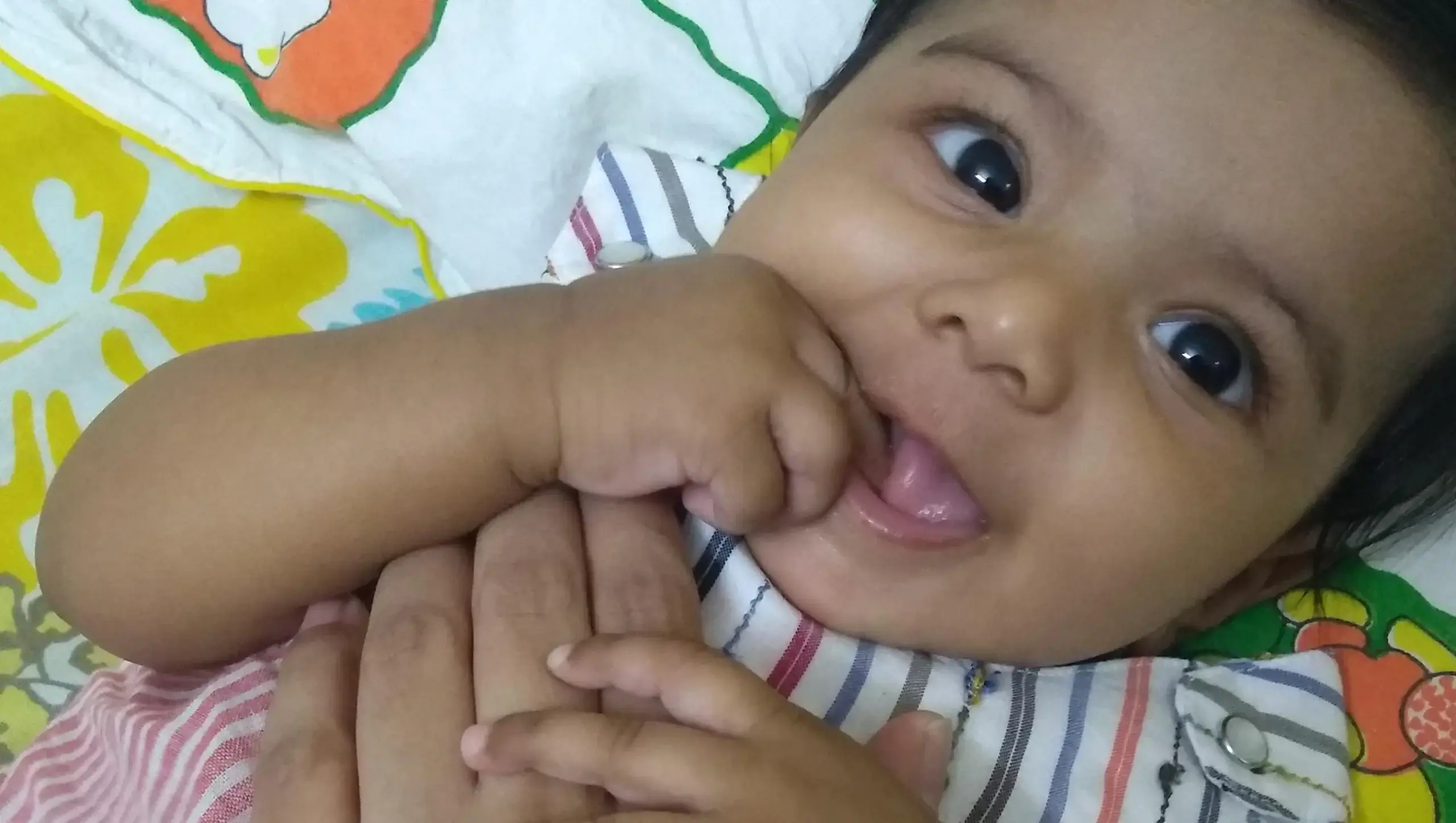 Hari Venkatesh Easwaramoorthy with Baby