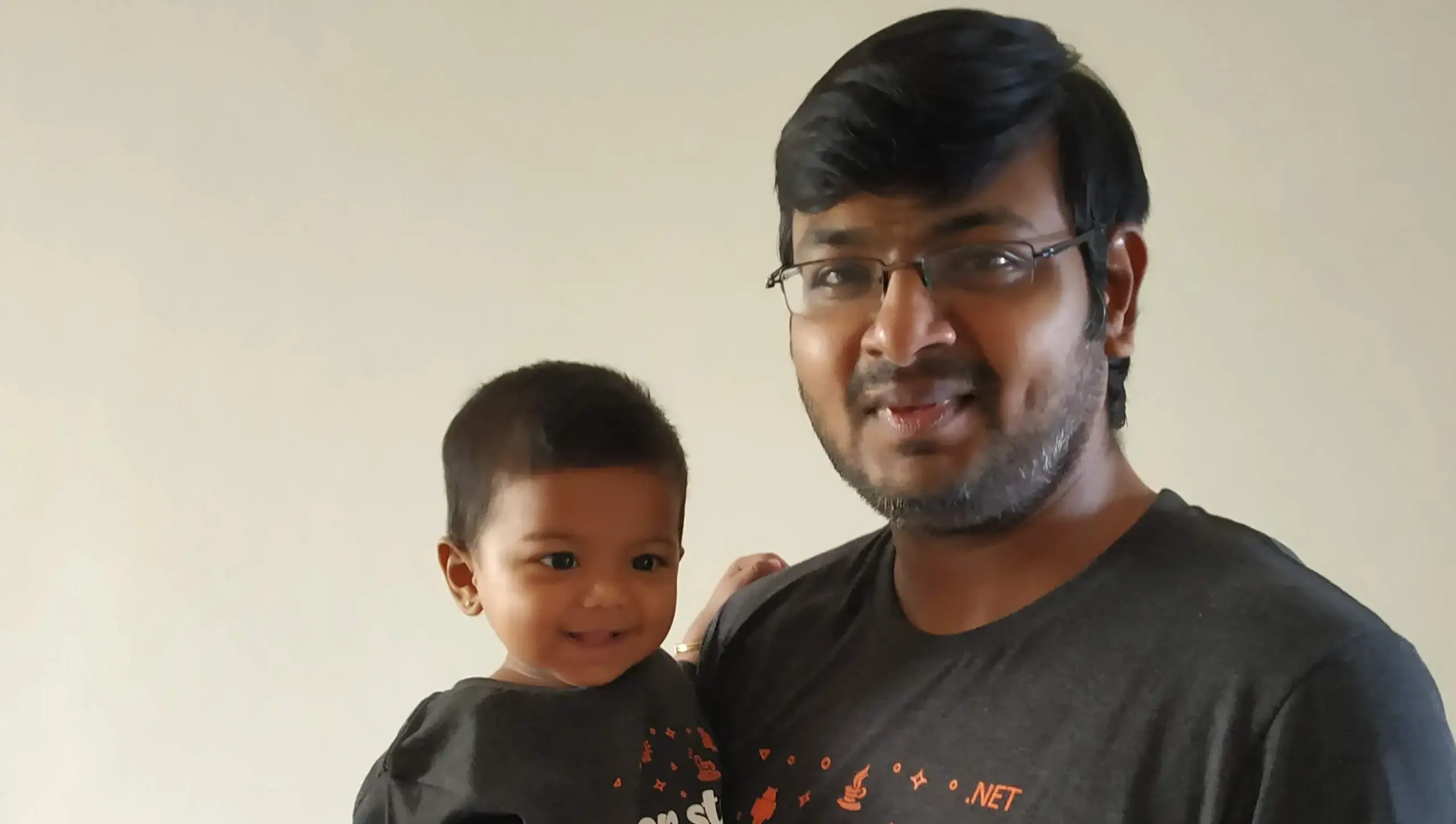 Hari venkatesh easwaramoorthy with son