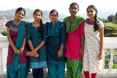 Jayaleshwari Nagarajan with friends