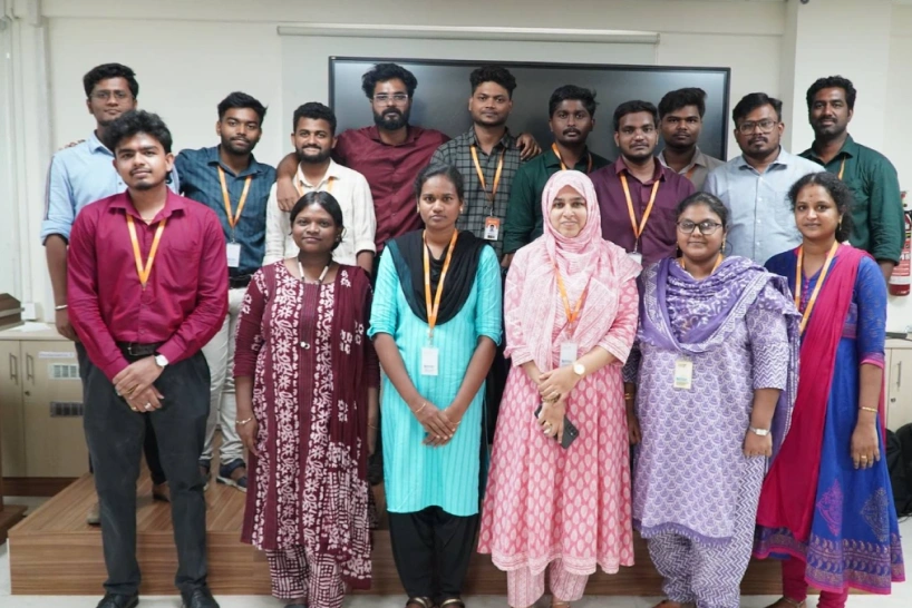 Jayaleshwari Nagarajan with office team members